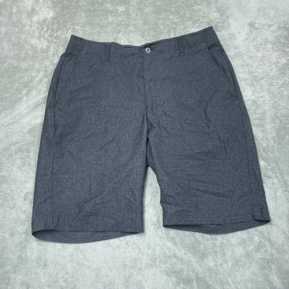 Pebble Beach Mens Size 32 Gray Stretch Polyester Spandex Golf Shorts 6962 - Picture 1 of 6